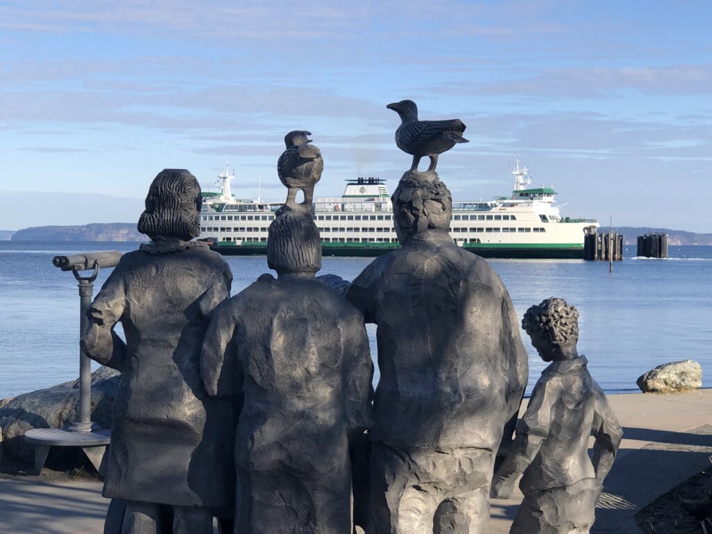 Edmonds WA, Downtown Edmonds, Edmonds Ferry, Bracketts landing
