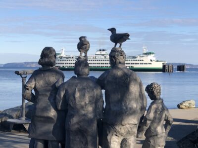 Edmonds WA, Downtown Edmonds, Edmonds Ferry, Bracketts landing